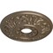 Ekena Millwork Valletta Ceiling Medallion (Fits Canopies up to 3 1/2"), 18"OD x 3 1/2"ID x 1"P, Warm Silver CM18VLWSS - alternate 4